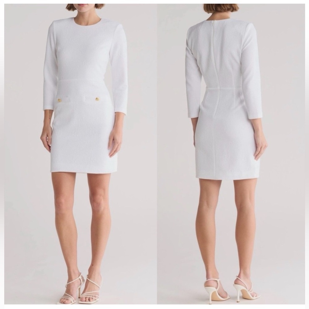 Veronica Beard White Mini Dress